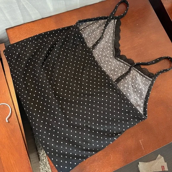 Target Colsie Lace Trim Polka Dot Pajama Set - Picture 7 of 7